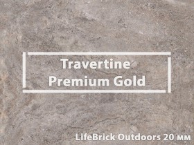 Плитка для террасы, террасные пластины «Travertine Premium Gold» Плитка для террасы, террасные пластины «Travertine Premium Gold»